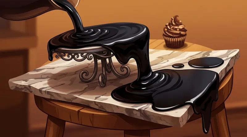 Gold-dusted salted caramel that photographs beautifully