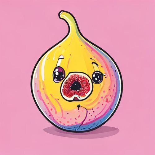 One perfect fresh fig, placed like punctuation