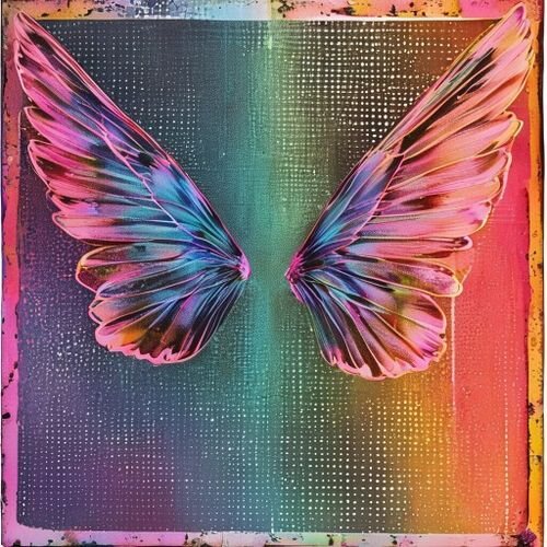 Delicate wings, barely there, catching light when I turn