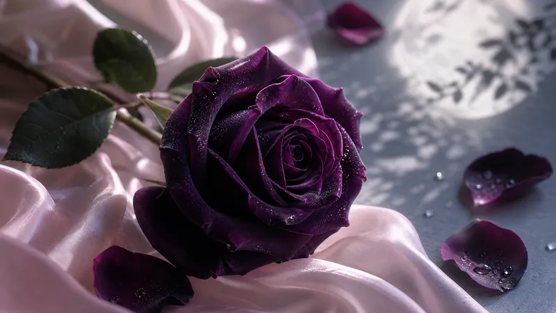 Near-black crimson, dramatic on purpose