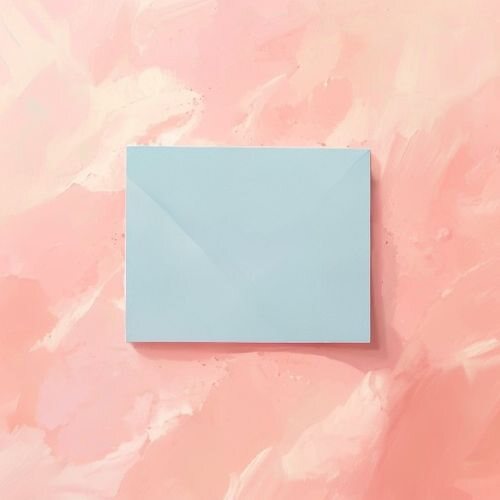 Pale blue with no return address anywhere