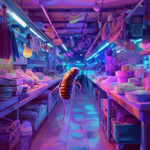 A flea market, holding an object nobody else understands yet