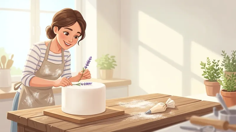 Start with the base. Which sponge goes down first?