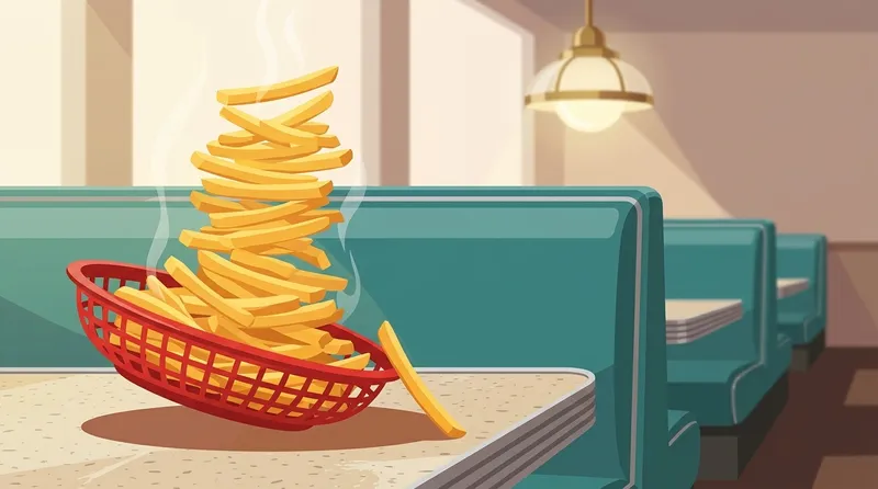 A regular tells you their fries came out floppy. What is the classic fix for extra crunch?
