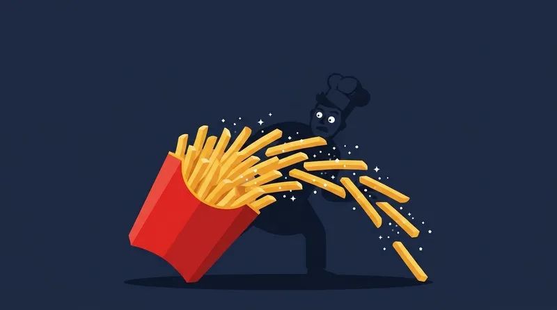 Why do so many fry cooks soak the raw cut potatoes in cold water first?